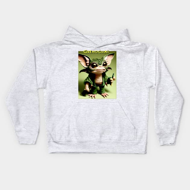 Gremogwaii 01 Kids Hoodie by Jaymz Weiss Designz